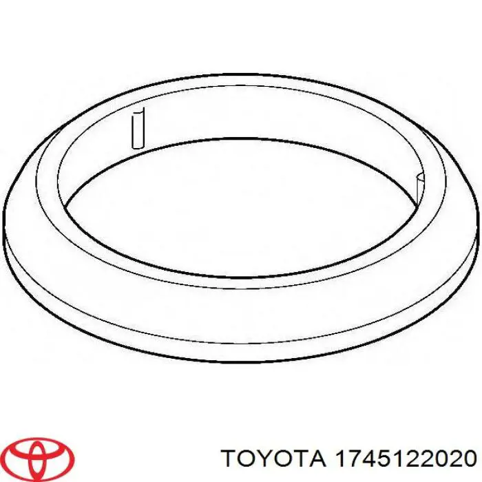 1745122020 Toyota прокладка приемной трубы глушителя