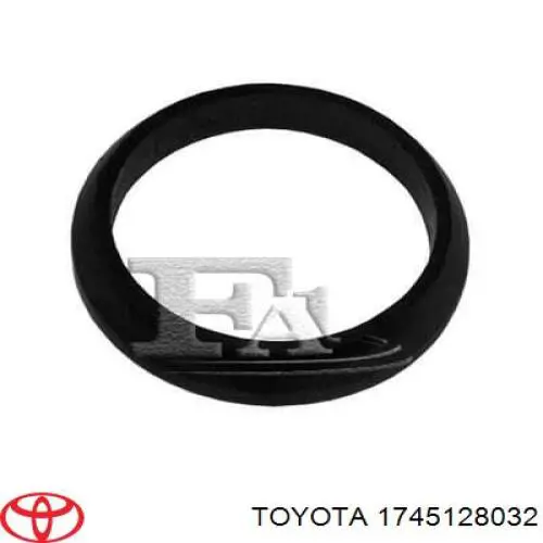 1745128032 Toyota vedante de tubo de admissão do silenciador