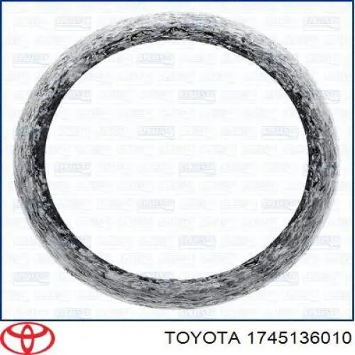 Кольцо приемной трубы глушителя Toyota 1745136010