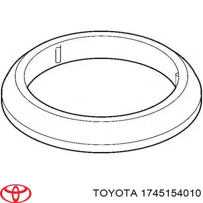 Кольцо приемной трубы глушителя уплотнительное Toyota 1745154010 цена, от 11.12 USD