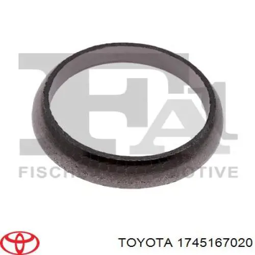 Кольцо приемной трубы глушителя Toyota 1745167020