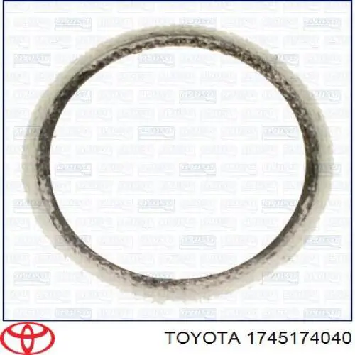 1745174040 Toyota anel de tubo de admissão do silenciador
