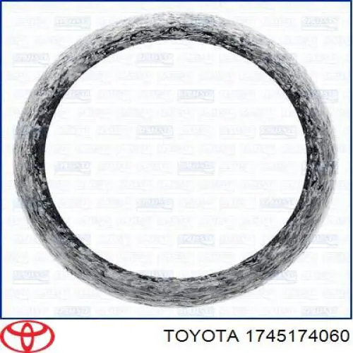 1745174060 Toyota anel de tubo de admissão do silenciador