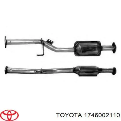 Каталитический нейтрализатор отработавших газов Toyota 1746002090 цена, от 132.76 USD