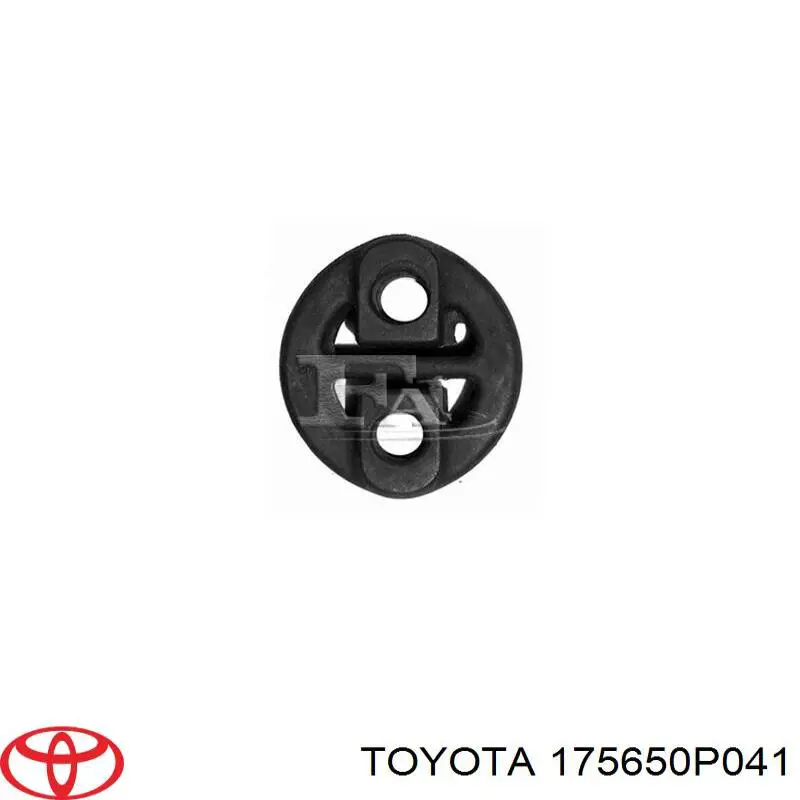 Подушка крепления глушителя Toyota 175650P041