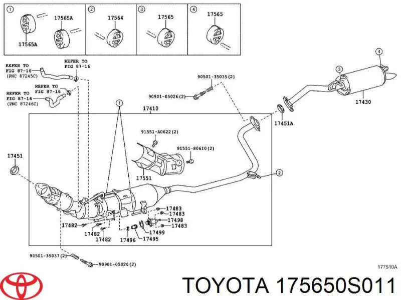 175650S011 Toyota 