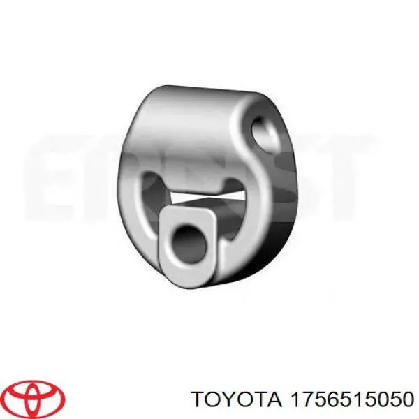 1756515050 Toyota подушка крепления глушителя