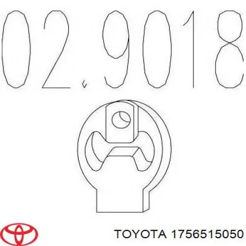 Подушка глушителя ST773905 Starline