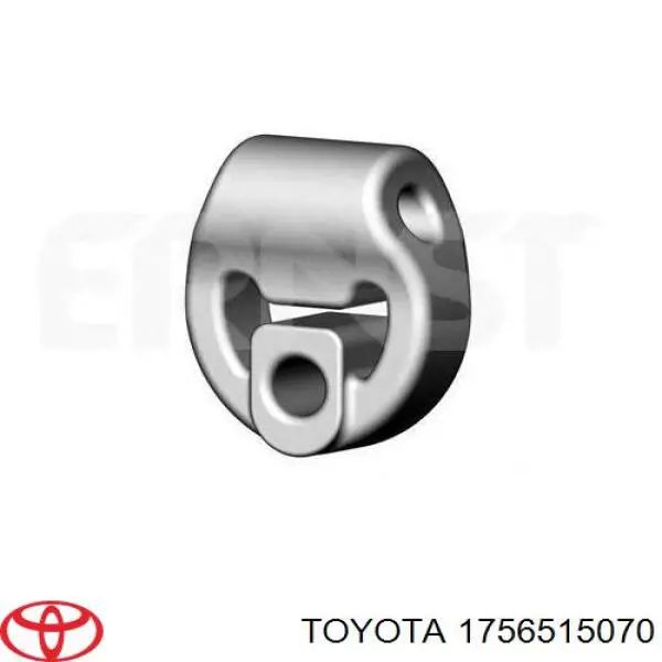 1756515070 Toyota подушка крепления глушителя