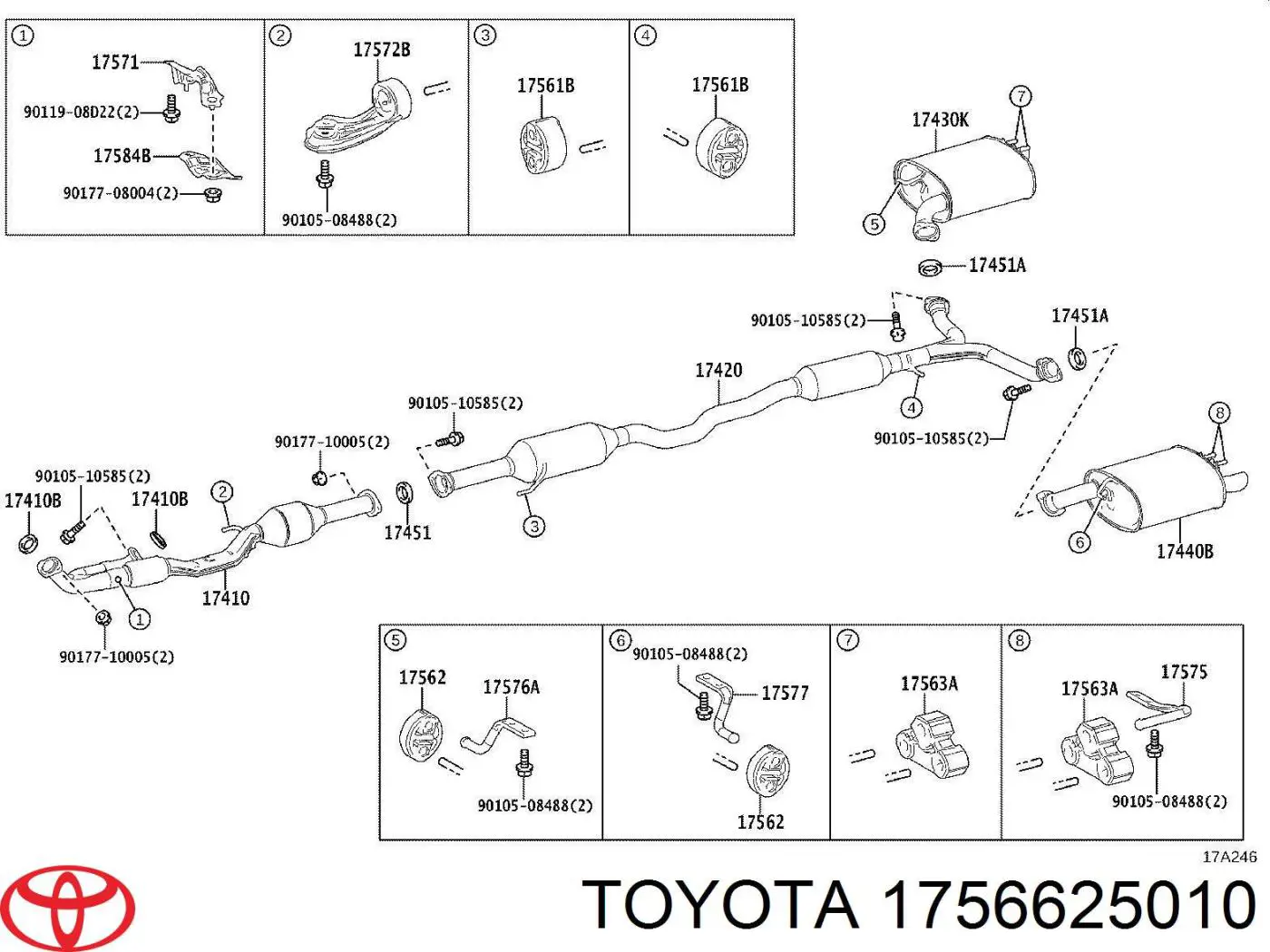  1756625010 Toyota