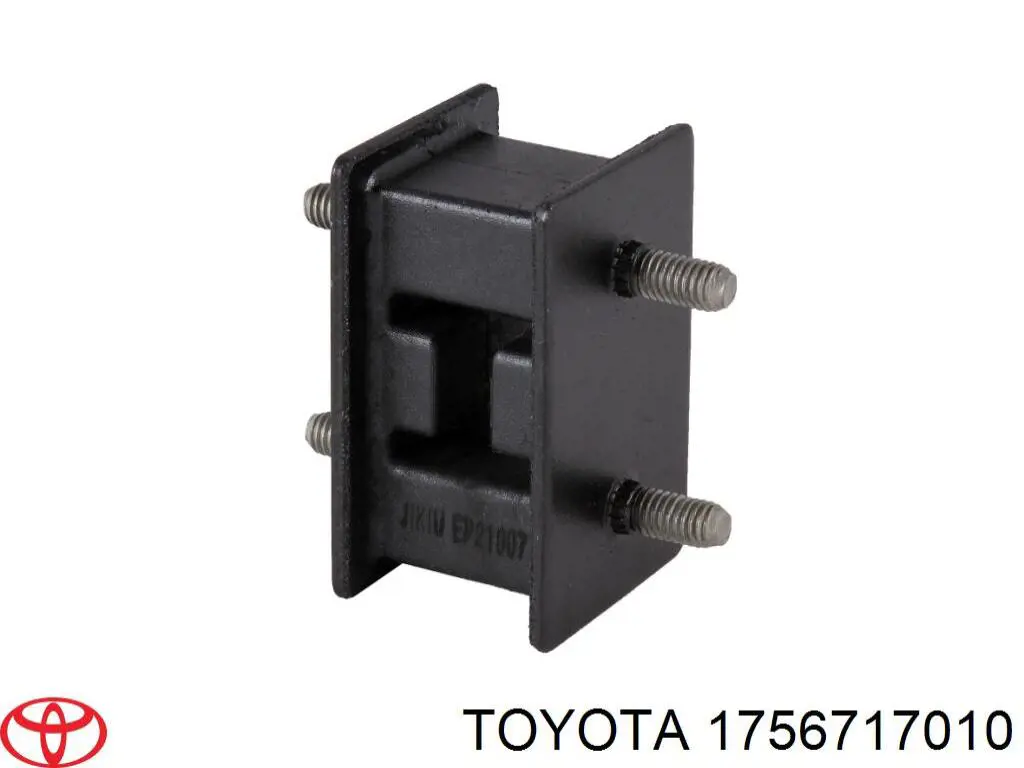1756717010 Toyota coxim de fixação do silenciador