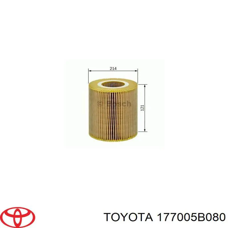 177005B080 Toyota Воздушный фильтр двигателя