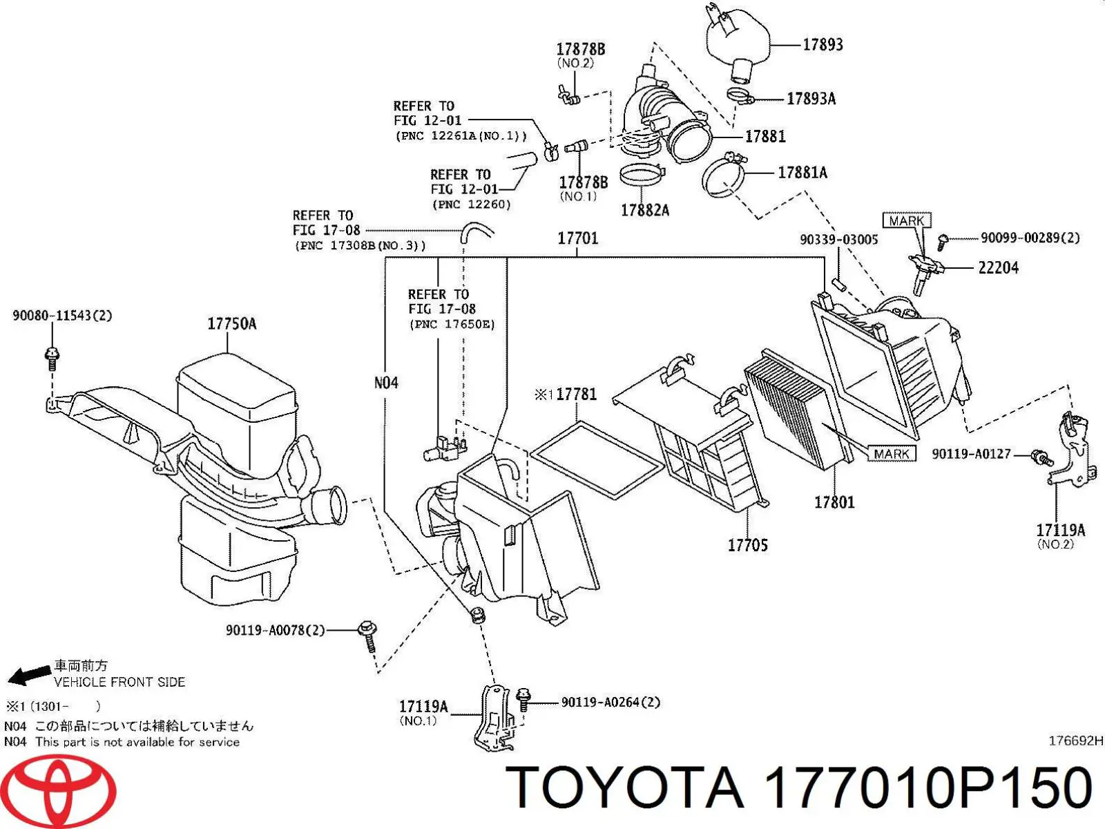  177010P150 Toyota