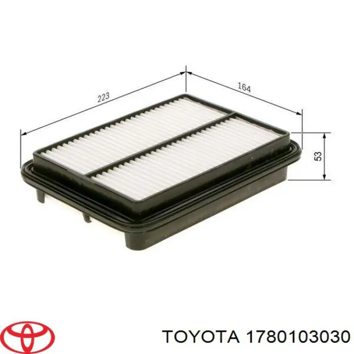 Купить 1780103030 Toyota Автомобильный фильтр воздуха