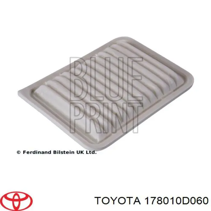 178010D060 TOYOTA Filtro de aire original y equivalente