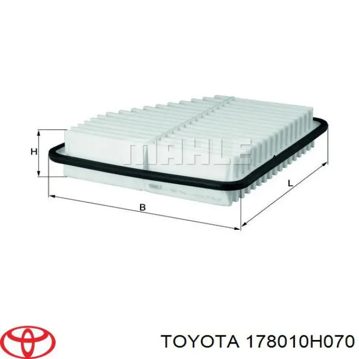 178010H070 Toyota воздушный фильтр