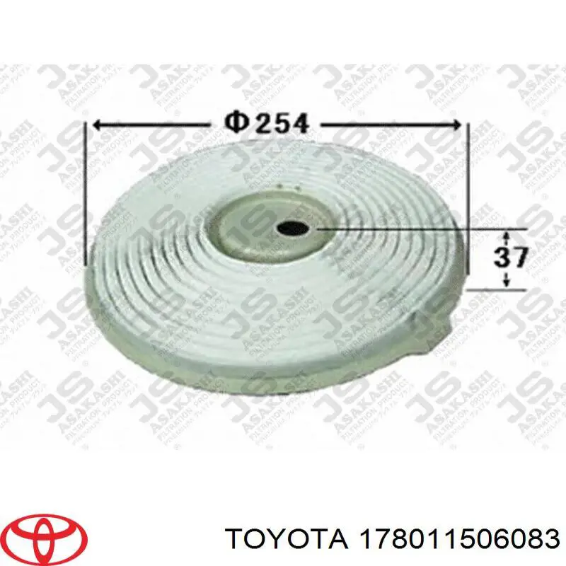 178011506083 Toyota воздушный фильтр
