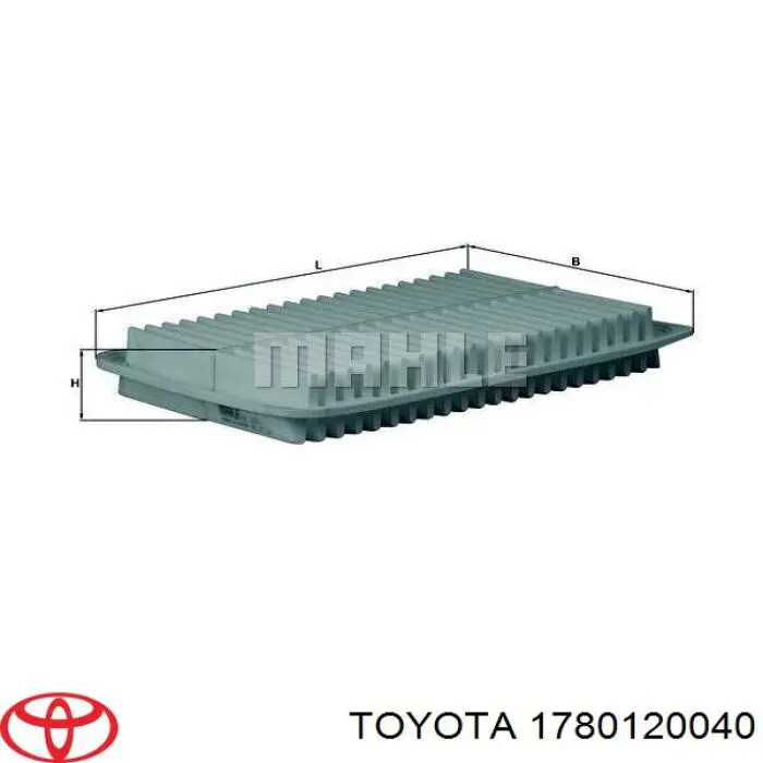 Фильтр воздушный Toyota 1780120040