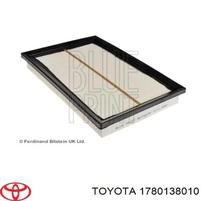 1780138010 Toyota filtro de ar