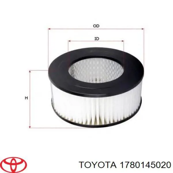 1780145020 Toyota воздушный фильтр