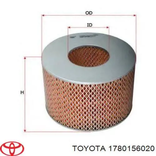 Купить 1780156020 Toyota Автомобильный фильтр воздуха