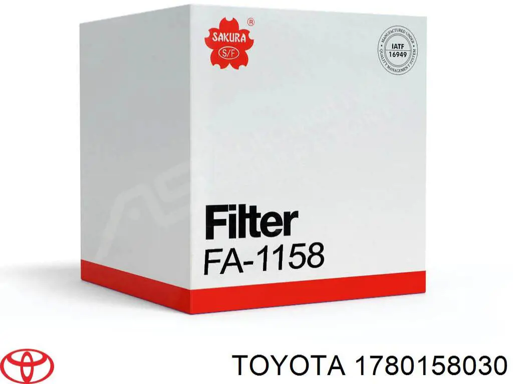 Элемент воздушного фильтра Toyota 1780158030 цена, от 13.46 USD