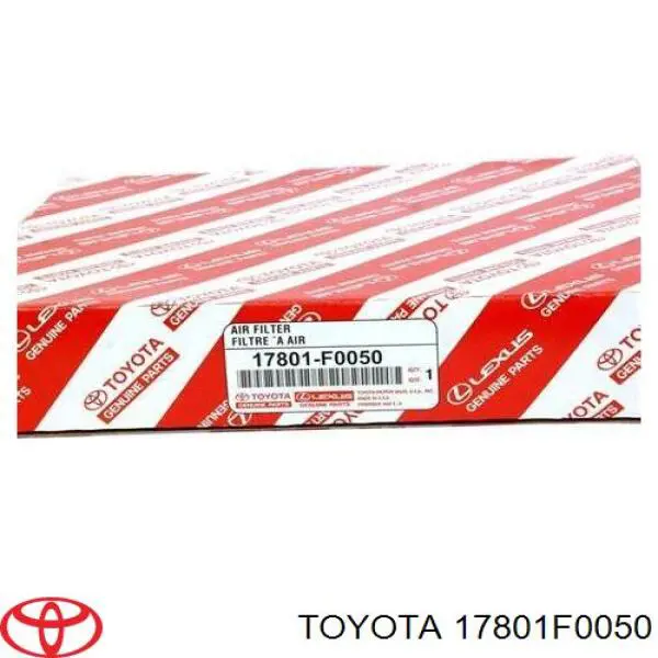Воздушный фильтр 17801F0050 Toyota