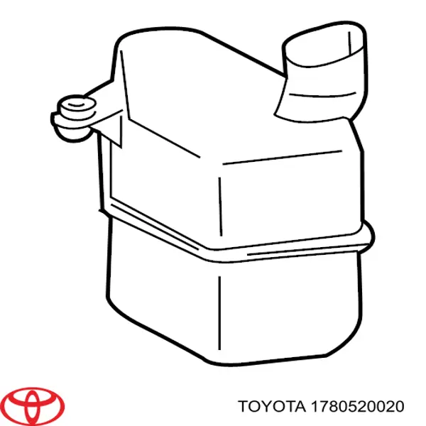 1780520020 Toyota Резонатор воздушного фильтра