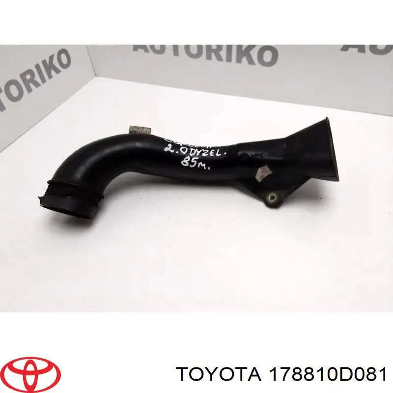 178810D081 Toyota cano derivado de ar, saída de filtro de ar