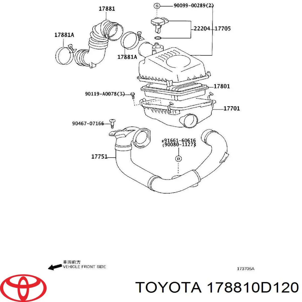  178810D120 Toyota