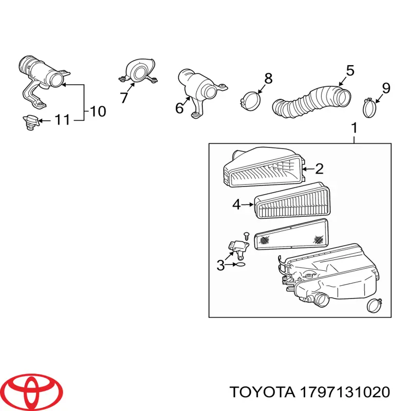 1797131020 Toyota 