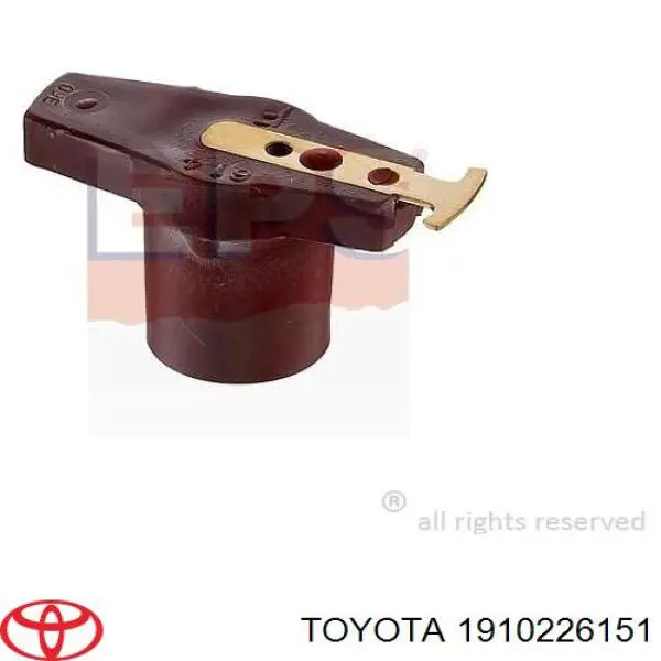 Rotor del distribuidor de encendido 1910226151 Toyota