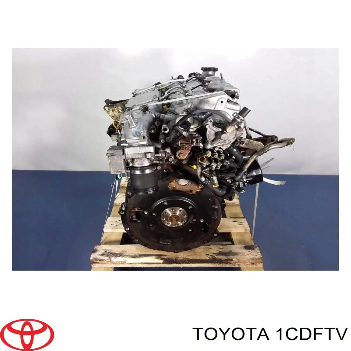 1CDFTV Toyota двигатель в сборе