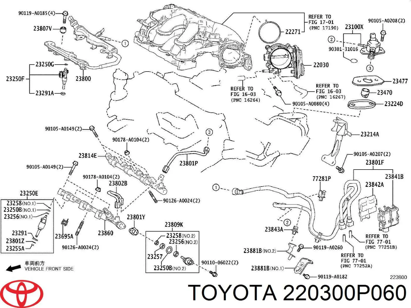 Дроссельная заслонка в сборе Toyota Highlander III внедорожник (U5) (2013 - 2021) цена, от 101.36 USD
