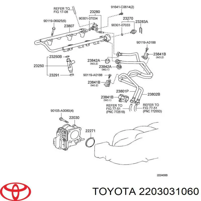 Válvula de borboleta montada para Toyota Fj Cruiser 
