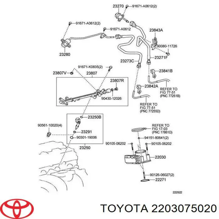  2203075020 Toyota