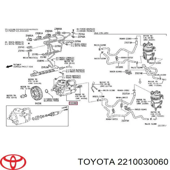 ТНВД 2210030060 Toyota