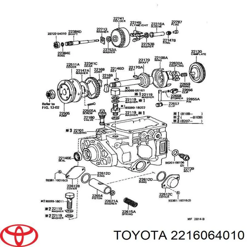  2216064010 Toyota