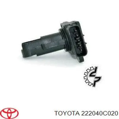 222040C020 Toyota sensor de fluxo (consumo de ar, medidor de consumo M.A.F. - (Mass Airflow))
