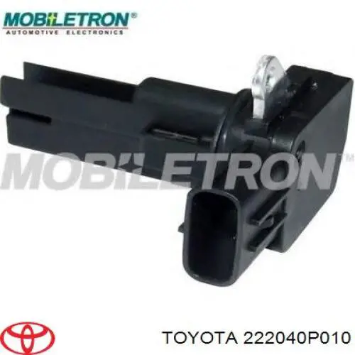 222040P010 Toyota sensor de fluxo (consumo de ar, medidor de consumo M.A.F. - (Mass Airflow))