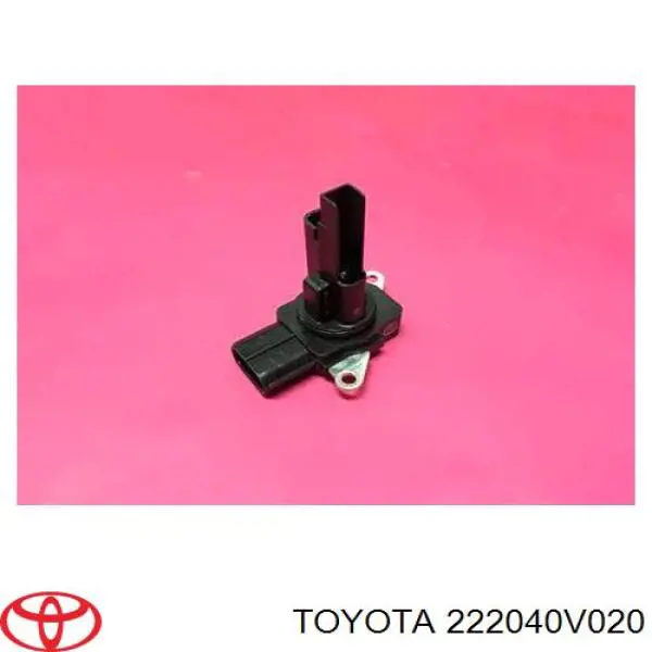 222040V020 Toyota sensor de fluxo (consumo de ar, medidor de consumo M.A.F. - (Mass Airflow))