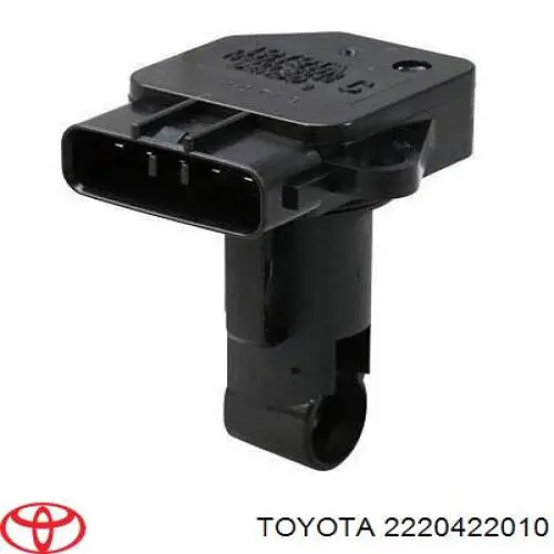2220422010 Toyota sensor de fluxo (consumo de ar, medidor de consumo M.A.F. - (Mass Airflow))