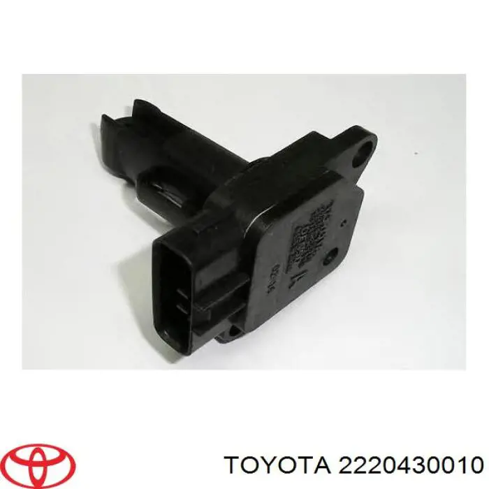 2220430010 Toyota sensor de fluxo (consumo de ar, medidor de consumo M.A.F. - (Mass Airflow))
