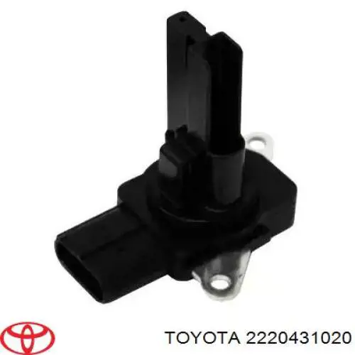 2220431020 Toyota sensor de fluxo (consumo de ar, medidor de consumo M.A.F. - (Mass Airflow))