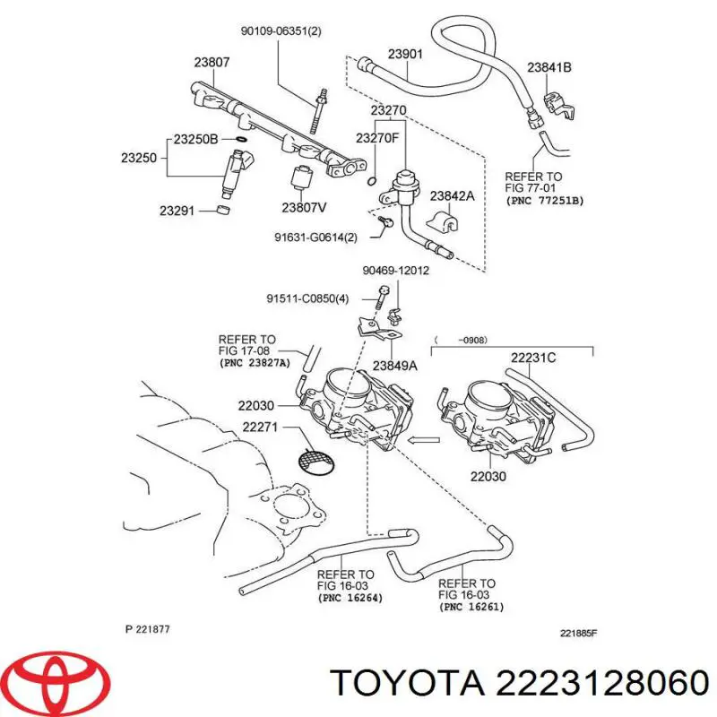  Toyota 2223128060 цена, от 8.87 USD