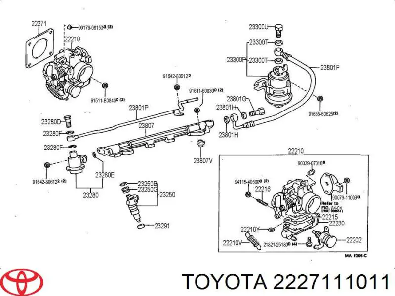 2227111011 Toyota 