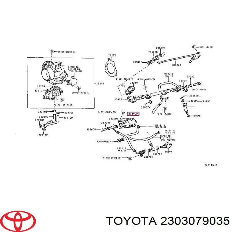 2303079035 Toyota 