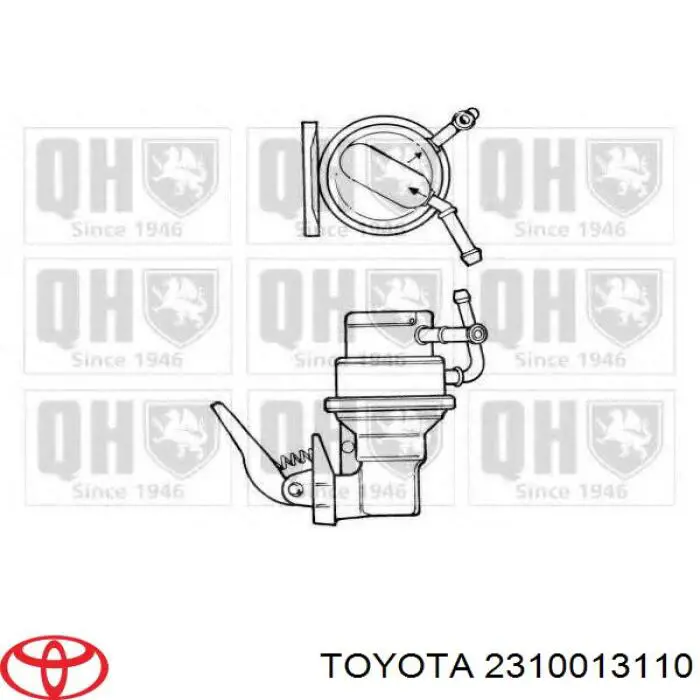 Топливный насос высокого давления Тойота Лит-Эйс CM3V, KM3V (Toyota Liteace)