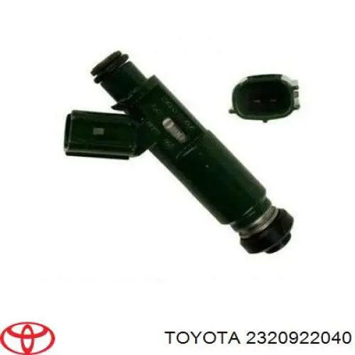 Inyector de combustible 2320922040 Toyota