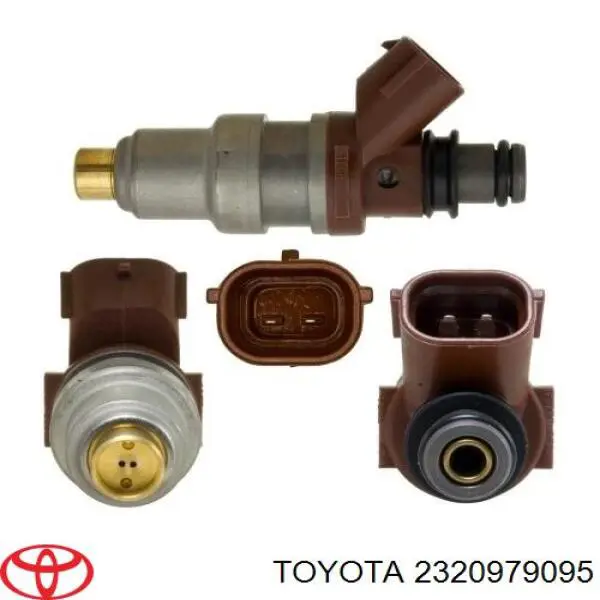 Форсунка впрыска топлива 2320979095 Toyota